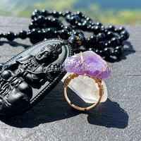 Image 9 of NEW* Raw Crystal Adjustable Rings