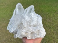 Image 13 of Large Clear Quartz Points Cluster Statement Piece #2258