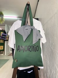 Image 1 of BOLSA AMORIÑO. Con chapa e lazo.