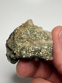 Image 7 of Arsenopyrite & Calcite Cluster | Mexico #3033