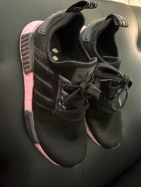 Image 1 of Adidas Nmd Women’s Pink Black Shoes Sneakers Size 7 
