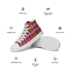 LASGIDI ELITE - WOMEN'S HIGH TOP CANVAS (RUBY MOSAIC)