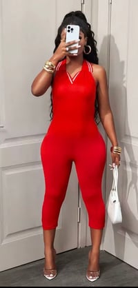 Image 2 of Red Romper
