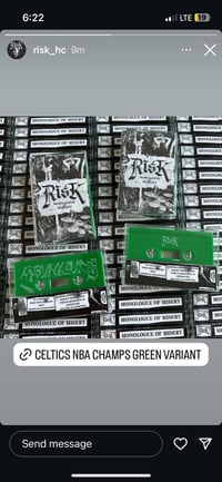 Image 1 of RISK-MONOLOGUE OF MISERY CASSETTE 