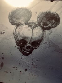 Image 3 of ‘FOETAL MOUSE III’ [ Unique Print - { 1/1 } ] - Hand Embellished Museum Archival Print