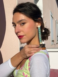 Image 2 of Tape measure earrings Vichy