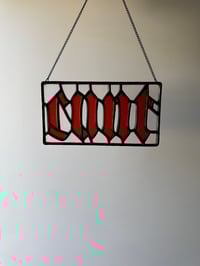 Image 1 of C*nt Sign • Red