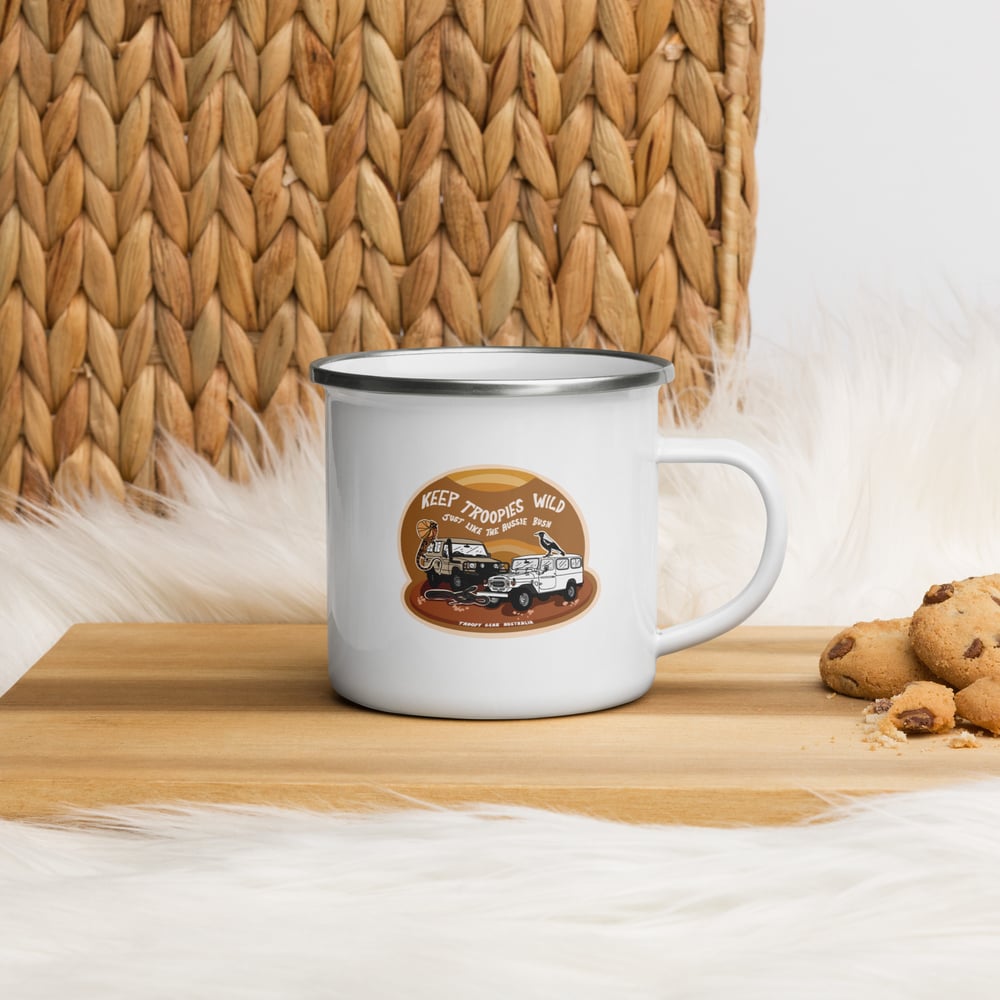 Image of Keep Troopies Wild 70 + 40 Enamel Mug