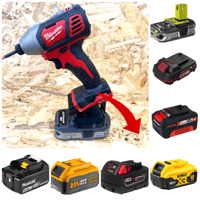 Image 1 of Milwaukee Adapter To Ryobi Battery