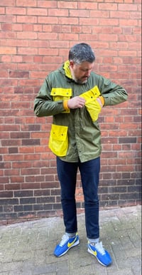 Image 9 of Slanted Pocket Hooded Safari Jacket