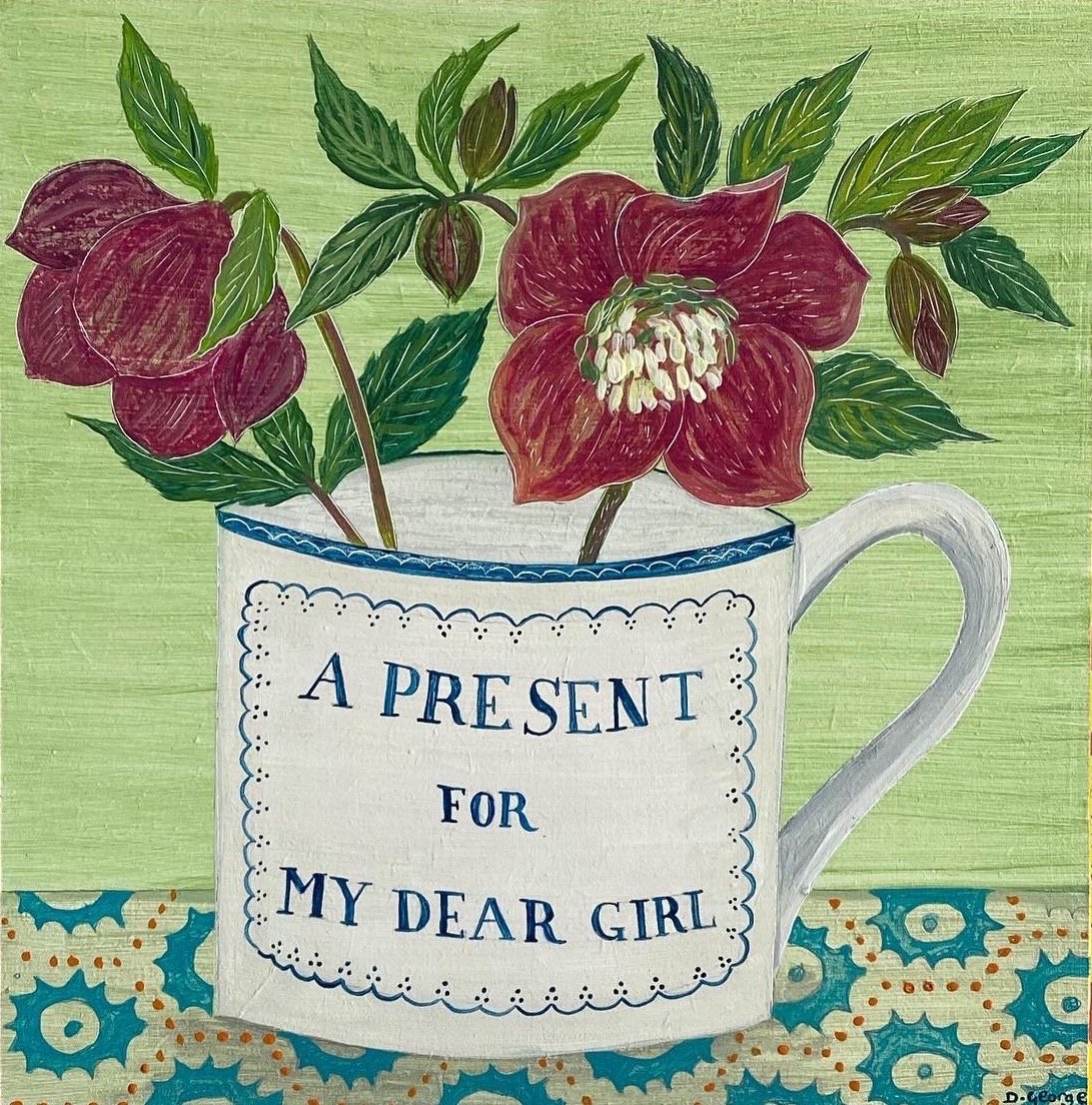 Image of Dear Girl Cup and Hellebores 