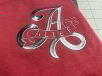 Image 3 of A Is For Alief Embroidered Shirt / Custom Colors