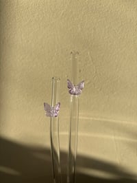 Image 5 of Butterfly Glass Straw