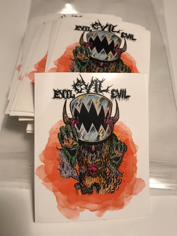 Image of METAL HEAD STICKER 