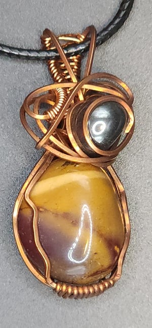 Image of Mookaite Jasper with Hematite 