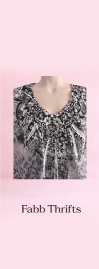 Image 3 of New XL Unity Bedazzled Petite top #694*8