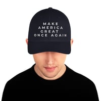 Image 13 of Make America Great Once Again - Trump Vance - Flex Fit Structured Twill Cap
