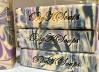 Image 4 of Black Raspberry Vanilla.  Goat milk soap. net wt 6 oz