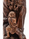 The Kiss of Judas (Germany, 15th century), wooden sculpture, 46 x 16 x 9 cm 