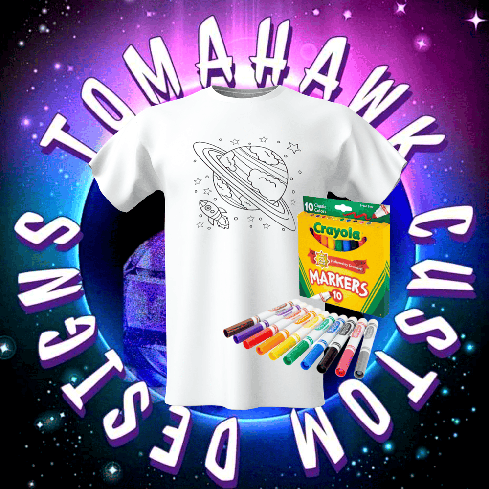 Image of Color me space shirt