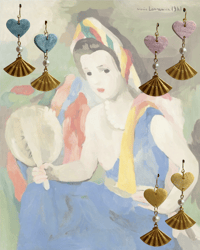 Image 1 of Jeune fille a l'eventail