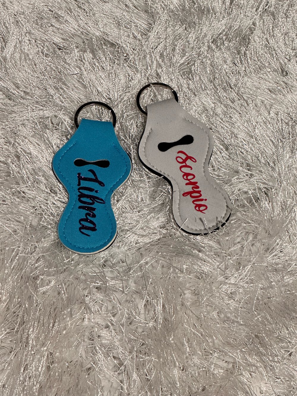 Image of Zodiac chapstick keychains