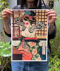 Geisha Print A3