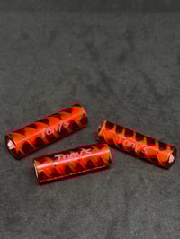 Image 2 of 2-Tone Rotini Tube: POMEGRANATE