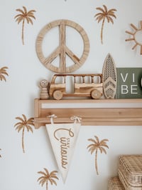 Image 2 of Raffia Peace Sign 30cm ( use drop down menu for colour selection)