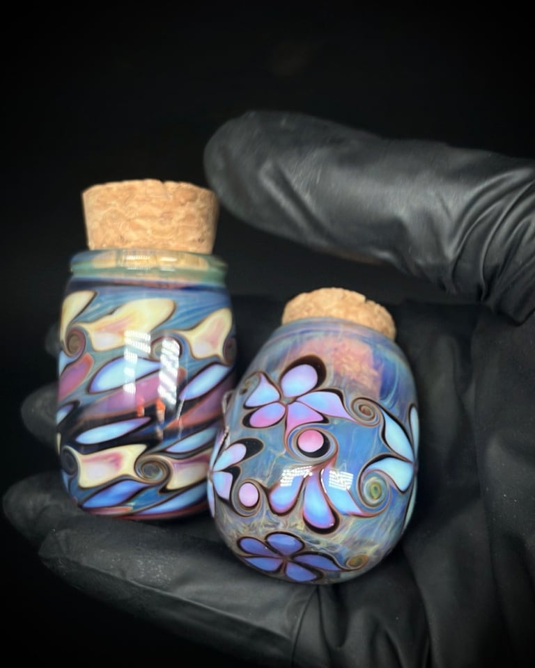 Violet Iris Mini Jar Set Image 5