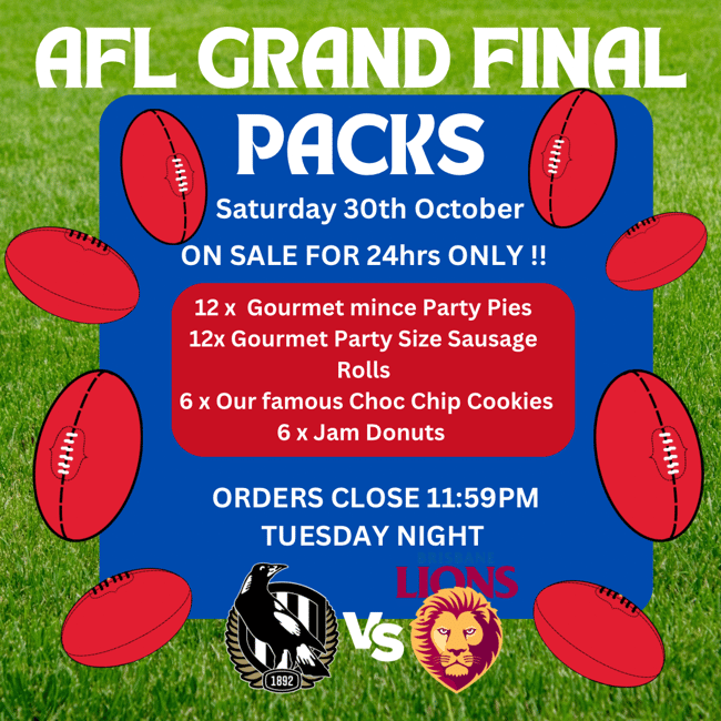 AFL GRAND FINAL FOOTY PACK
