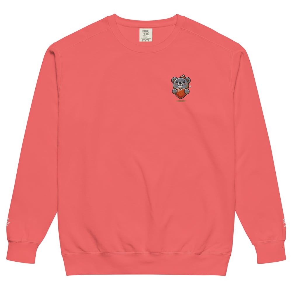 Image of Bliss Lumi embroidered Unisex garment-dyed sweatshirt