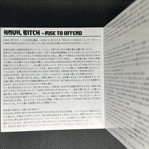 Image of ANVIL BITCH - Rise To Offend (Deluxe Edition)