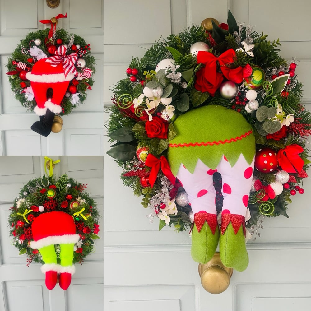 Image of 45cm Christmas Character Wreath 