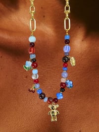 Image 1 of Collier Signature | Blue Burgundy