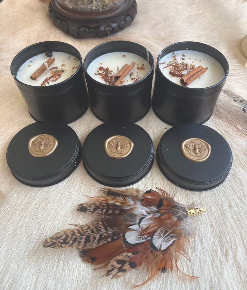 Image of Organic Cinnamon Essential Oil Coconut Wax Candles