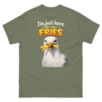 Image 5 of I’m Just Here for the Fries Funny Seagull T-Shirt
