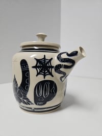 Image 3 of Teapot 5 - Horseshoe, Heart & Swords *SECONDS PIECE*