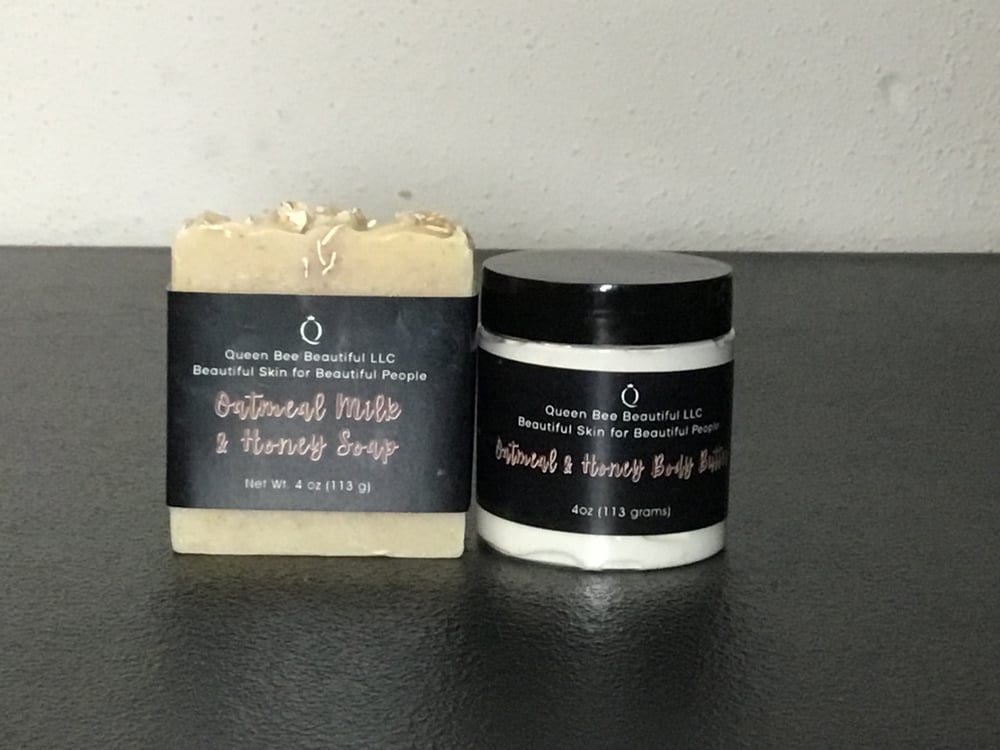 Image of Oatmeal Milk & Honey Soap and Body Butter Set