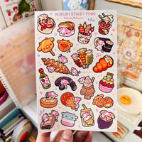 Image 1 of Korean Street Food Sticker Sheet