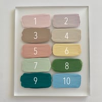 Image 4 of Personalised frosted Acrylic Circle keyring 