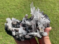 Image 3 of Specularite Quartz Points Cluster #1788