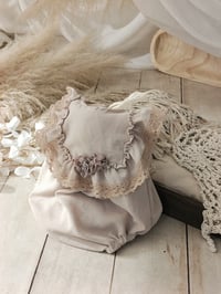 Image 1 of Photo props | Boho outfit for sitter baby | Giuseppina | age 12 months | beige