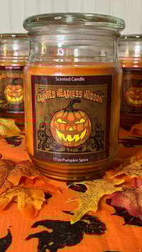 Image 2 of 17oz “Haunted Headless Hudson” Scented Candle