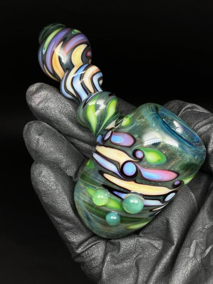 Green Opal Starry Night Image 5