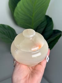 Image 4 of GREEN CALCITE TRINKET JARS STYLE #3