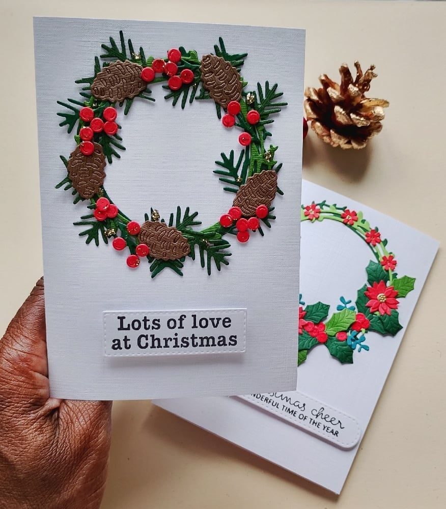 Image of Pinecones & Poinsettias