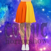 Image 1 of Orange n Yellow Skater Skirt