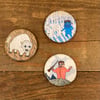 Rocky Mountain Gothic Button Set