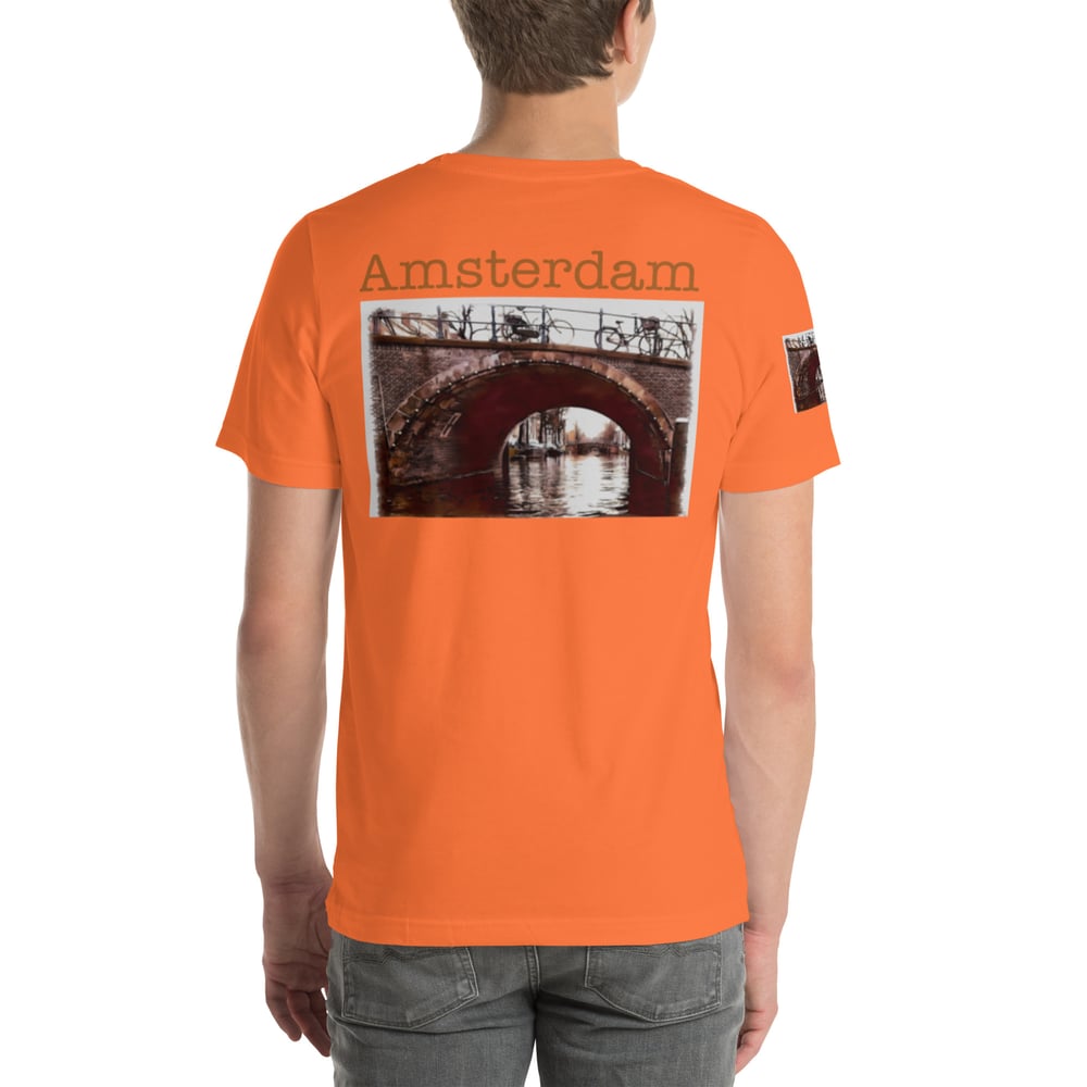 Image of Unisex t-shirt Canals of Amsterdam